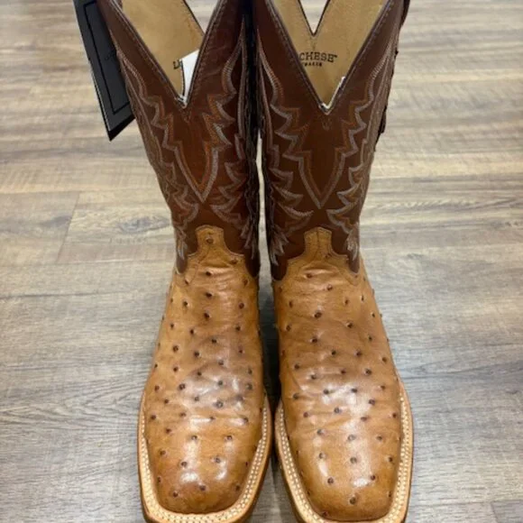 Lucchese Full Quill Ostrich Boots - Picture 8 of 9